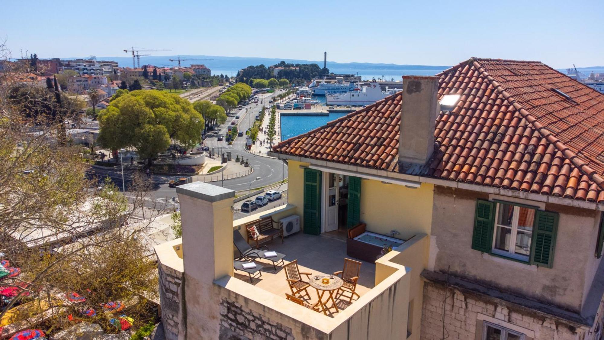 Appartement Terazza Grande In Diocletian Tower à Split Extérieur photo