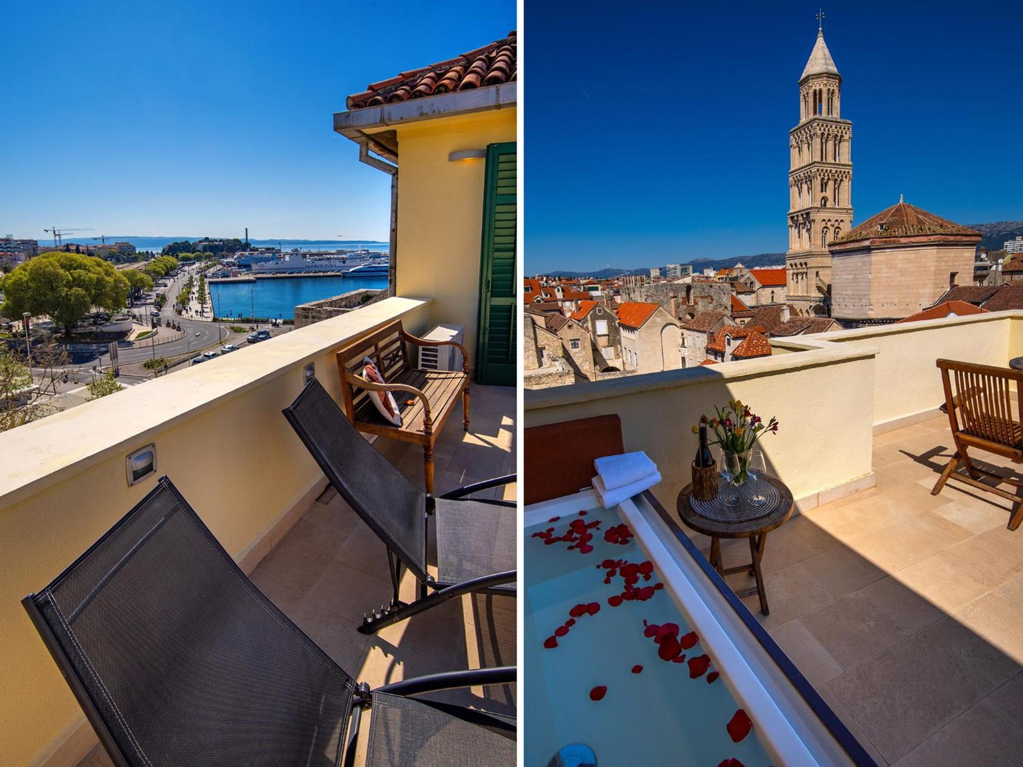 Appartement Terazza Grande In Diocletian Tower à Split Extérieur photo